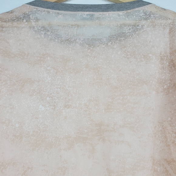 Gran Sasso 100% Silk Long Sleeve Sheer Blouse 42 - Picture 5 of 8